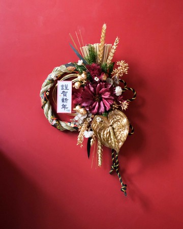 日式祈福注連繩/附3M掛鉤禮盒包裝/金穗豐收款/喬遷/開幕禮