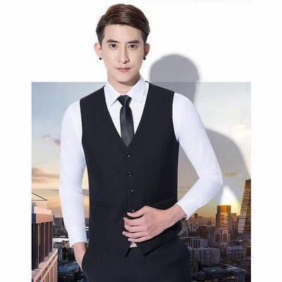 メンズスーツベストビジネスジレベストジレベストスーツ6色結婚式ドレスアップ二点 通販 Lineポイント最大get Lineショッピング
