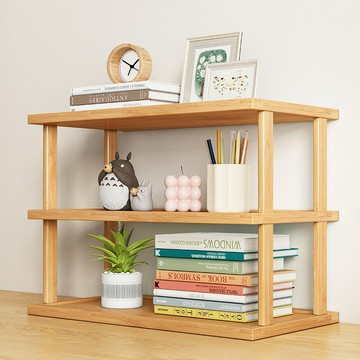 【含稅/免運】 桌面小書架置物架辦公室多層水杯架學習書桌擱板收納廚房臺面架子