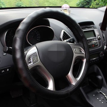 真皮方向盤套手形把套真皮把套真皮水柔皮車用方向盤套 一件代發