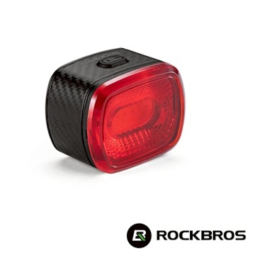 《ROCKBROS洛克兄弟》雙色智慧型煞車尾燈 (智能尾燈/車燈/照明燈/警示燈/安全/夜騎/單車)