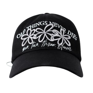 韓國 ONGO ONE TWO THREE FLOWER KNOT CAP 經典三朵花繩結棒球帽 單色MONO