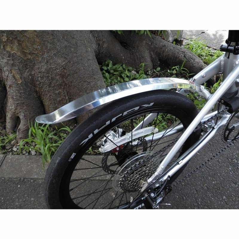 自転車 フェンダー ブラック マッドガード 泥除け 泥よけ アルミ