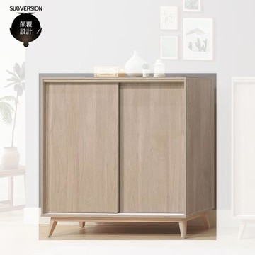 【顛覆設計】曼特斯4尺推門鞋櫃