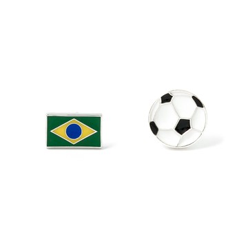 世足足球國旗耳環 / 七國 / Football Game Earring