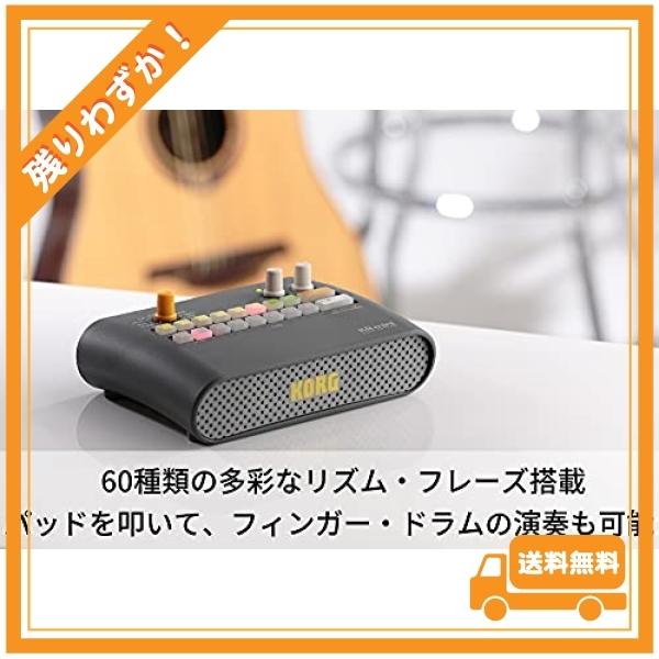 KORG リズムマシン KR mini リズムフレーズ内蔵 個人練習に最適 ヘッドホン スピーカー端子搭載 電池駆動可