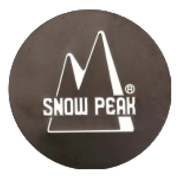 snow peak 雪諾必克 金屬銘牌貼紙 山形LOGO 60mm  2021雪峰祭春限定  1組