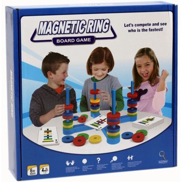 現貨〔兒童桌遊H5F】科學桌遊磁力環 ♥ 磁性互吸互斥顏色認知｜早教磁力環教具｜商檢合格｜兒童益智桌遊｜親子科學互動