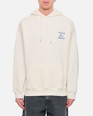 Drôle de Monsieur Cursive Slogan Hoodie