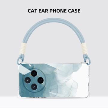 適用vivoX200手機殼秋冬新款斜挎可背vivox200Pro簡約小清新女漸變暈染個性潮牌vivox200Promini硅膠超薄防摔