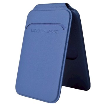 NAUGHTY GHOST 頑皮鬼 City 磁吸卡包手機支架 - 三面獨立感應卡夾  海軍藍  1個