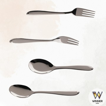 王樣西式餐具系列【Winner】西式餐具 餐具 牛排刀 餐叉 叉子 圓匙 茶匙 台匙 水果叉 咖啡匙 餐刀 餐匙 湯匙