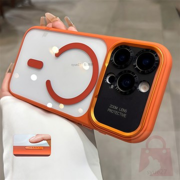 高品質磨砂透明磁性手機殼適用於 iPhone 17 pro max Air 14 15 16 Pro Max 外殼帶相機