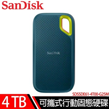 SanDisk Extreme E61 4TB 行動固態硬碟(夜幕綠)【速達】