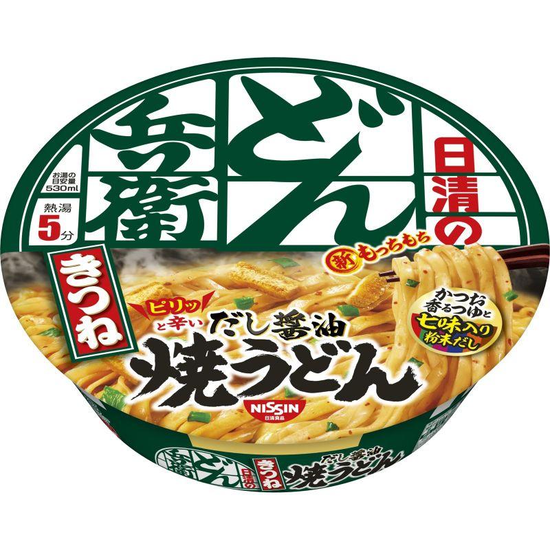 日清食品 日清のどん兵衛 きつね焼うどん 105g ×12個