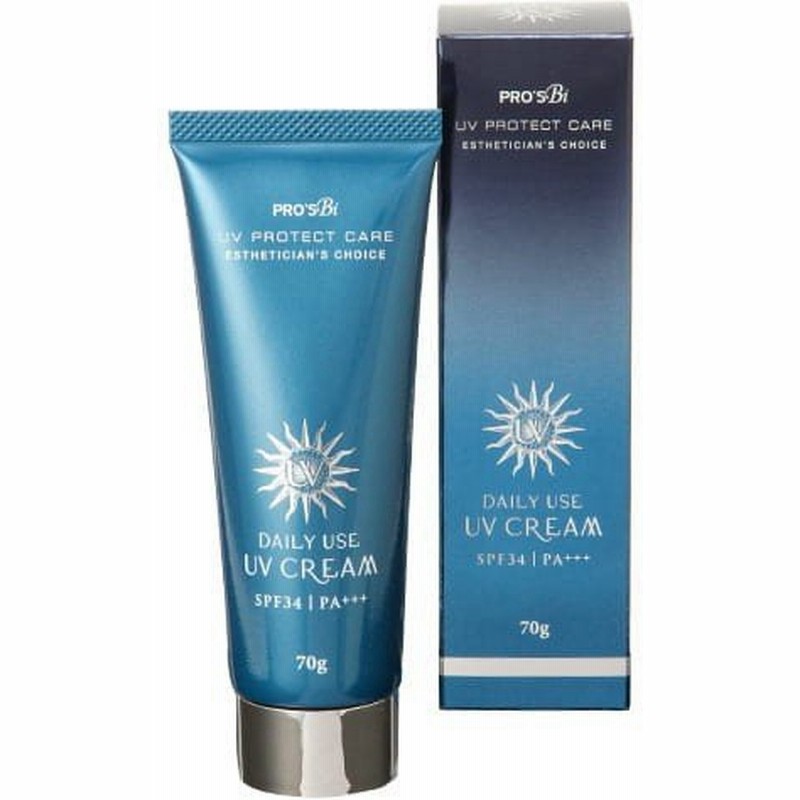 Uvクリーム プロズビ デイリー Spf34 Pa 70g 日焼け止め Uv クリーム 紫外線 ノンケミカル パラベンフリー フェイス顔 日本製 通販 Lineポイント最大0 5 Get Lineショッピング