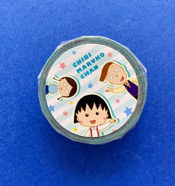 【震撼精品百貨】CHIBI MARUKO CHAN 櫻桃小丸子 小丸子紙膠帶-小玉與花輪#57046 震撼日式精品百貨