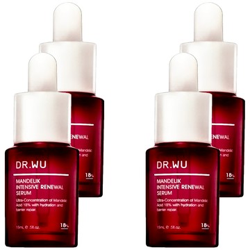 DR.WU 達爾膚 杏仁酸亮白煥膚精華18%  15ml  4瓶