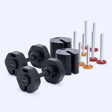 Tixteel XT-GRIP MAX快鎖組合式啞鈴50公斤(2入)