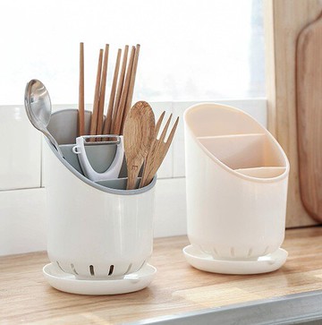 北歐風瀝水筷子架可拆卸家用筷子筒筷子架廚房筷筒創意塑料筷子籠