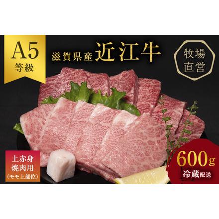 ふるさと納税 A5ランク雌牛　上赤身焼肉用　約600g 滋賀県豊郷町