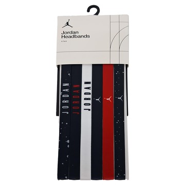 NIKE 耐吉 JORDAN 喬丹 彈性髮帶 6入 DRI-FIT  1SIZE  多色  1組