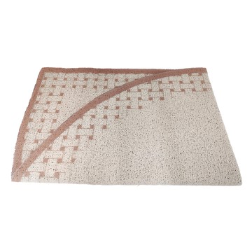 玄關絲圈地墊 加大款 法式半圓 聚酯纖維絲圈  120 x 80cm  1個