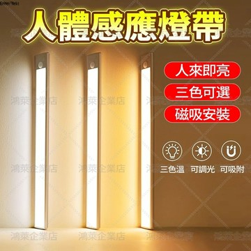 隔日達 超薄磁吸人體感應燈【可切換白光/暖光/中性光】磁吸燈 感應燈 LED燈 衣櫃燈 亮度調節 臥室燈 小夜燈 櫥櫃燈