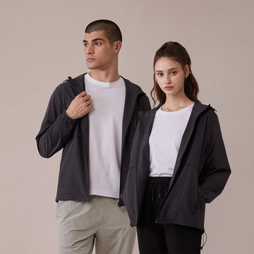 GIORDANO 男女裝機能吸濕排汗外套 Urban Walker系列 - 62 標誌黑