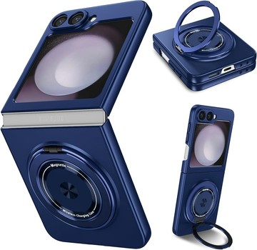 Z Flip8 / 7 / 6  系列殼 Samsung Galaxy Z Flip6360度旋轉磁吸指環支架手機殼保護殼保護套