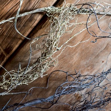 掬涵 山根須 仿真植物干花干枝 垂吊盤繞藤須花藝裝飾藝術設計