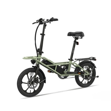 【TUKU】小輪徑多功能電動輔助自行車TK1(奶油綠）