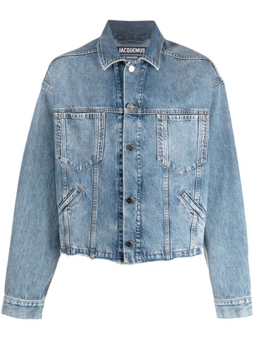 Jacquemus - La veste de Nîmes Criollo jacket - men - Regenerative Cotton - 48 - Blue