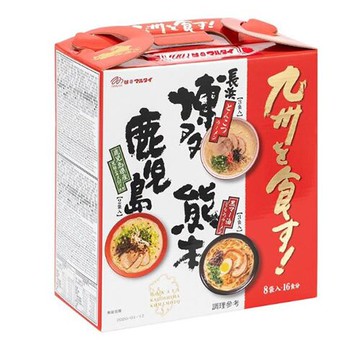 日本九州拉麵綜合組 MARUTAI KYUSHU RAMEN 8入