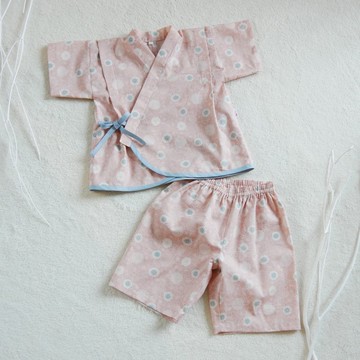 金貝花粉色印花