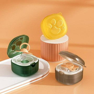 2024寶寶安撫奶嘴盒PP收納盒防塵咬咬樂儲存盒透明塑料包裝盒