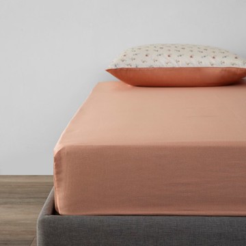 奧可利300織天絲床包特大 繁花