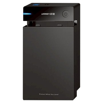 UGREEN 綠聯 2.5吋USB3.0隨身硬碟外接盒 掛勾包裝 128 x 82 x 14mm  1個