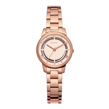 GOTO-懷舊系列-壓花玻璃-海棠花-女-莫蘭迪白