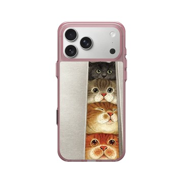 iPhone 17 Pro Max Clear (相機按鈕) 晶醺玫 - Nyangsongi - 貓貓塔塔