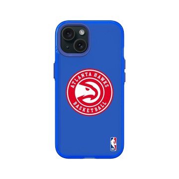 iPhone 15 Clear 激光藍 - NBA - Logo-亞特蘭大老鷹 Atlanta Hawks