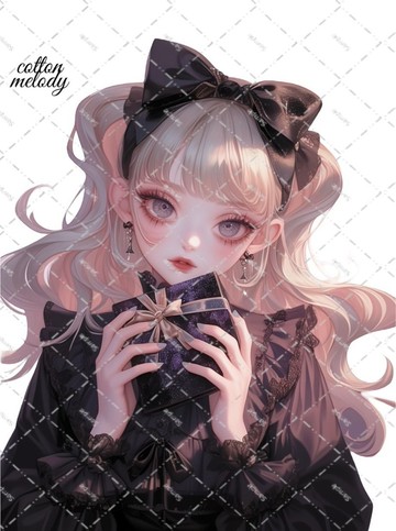 original sticker no.2220 人物貼紙 原創貼紙 原創人物貼紙 裝飾貼紙 cotton melody