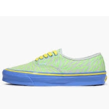 Vans x Sarah Andelman OG Authentic LX Julia Chiang 'Green Blue'