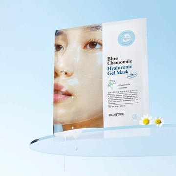 SKINFOOD Blue Chamomile Hyaluronic Gel Mask Sheet 1ea