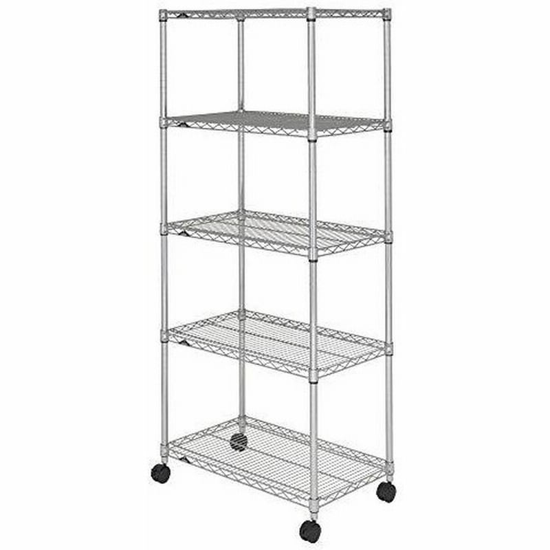 ドウシシャ Doshisha ルミナス レギュラーシリーズ ポール径25mm フリーラック 5段 幅76 奥行46 高さ179 5cm Nlh7618 5 通販 Lineポイント最大get Lineショッピング