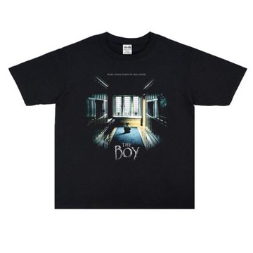 歐美經典電影靈偶契約個性海報印花休閑T恤短袖寬松純棉男女同款