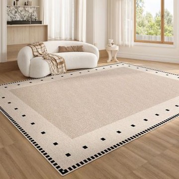 地毯客廳毯中古風免洗 法式復古沙發茶幾地墊-100x200CM