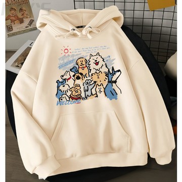 秋冬寬鬆帽T   印花連帽衫 oversize衛衣女 刷毛帽t  大學t女  加絨衛衣  慵懶風寬鬆長袖上衣