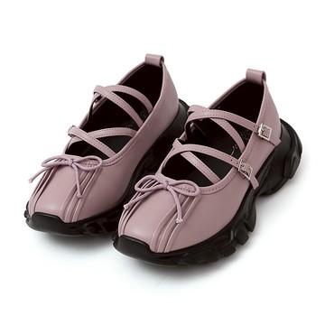 D+AF 活力芭蕾．蝴蝶結交叉帶瑪莉珍運動鞋