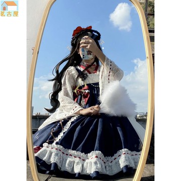 蘿莉塔裙子全套 lolita和風JSK白雪姬配色白雪鴨白雪鵝可愛大裙襬